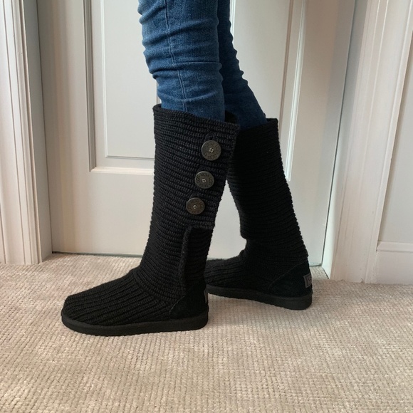 ugg classic cardy ii knit boot